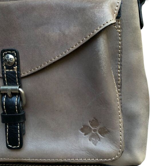 Vtg Patricia Nash Distressed Leather Crossbody Handbag Purse Glaze Avellino - Picture 3 of 13